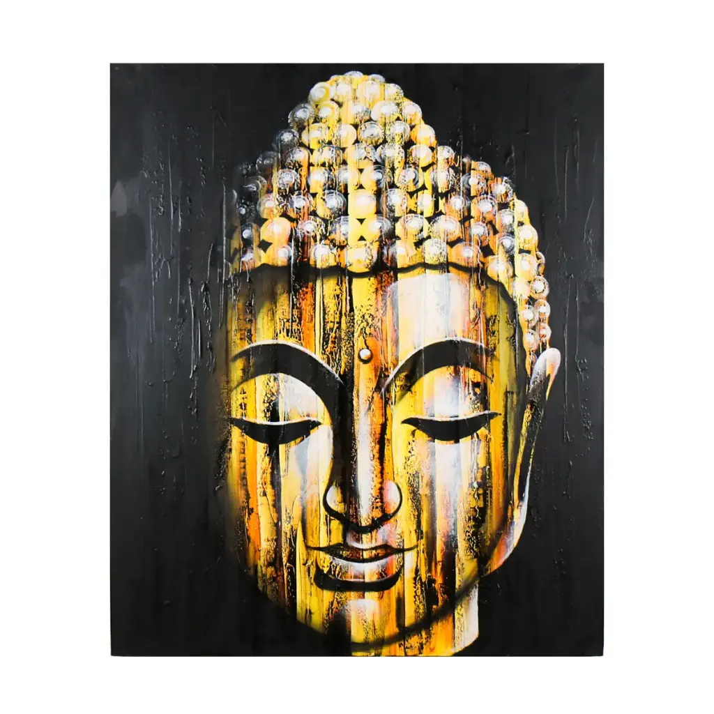 Painting "Buddha" - Yellow  (120)
