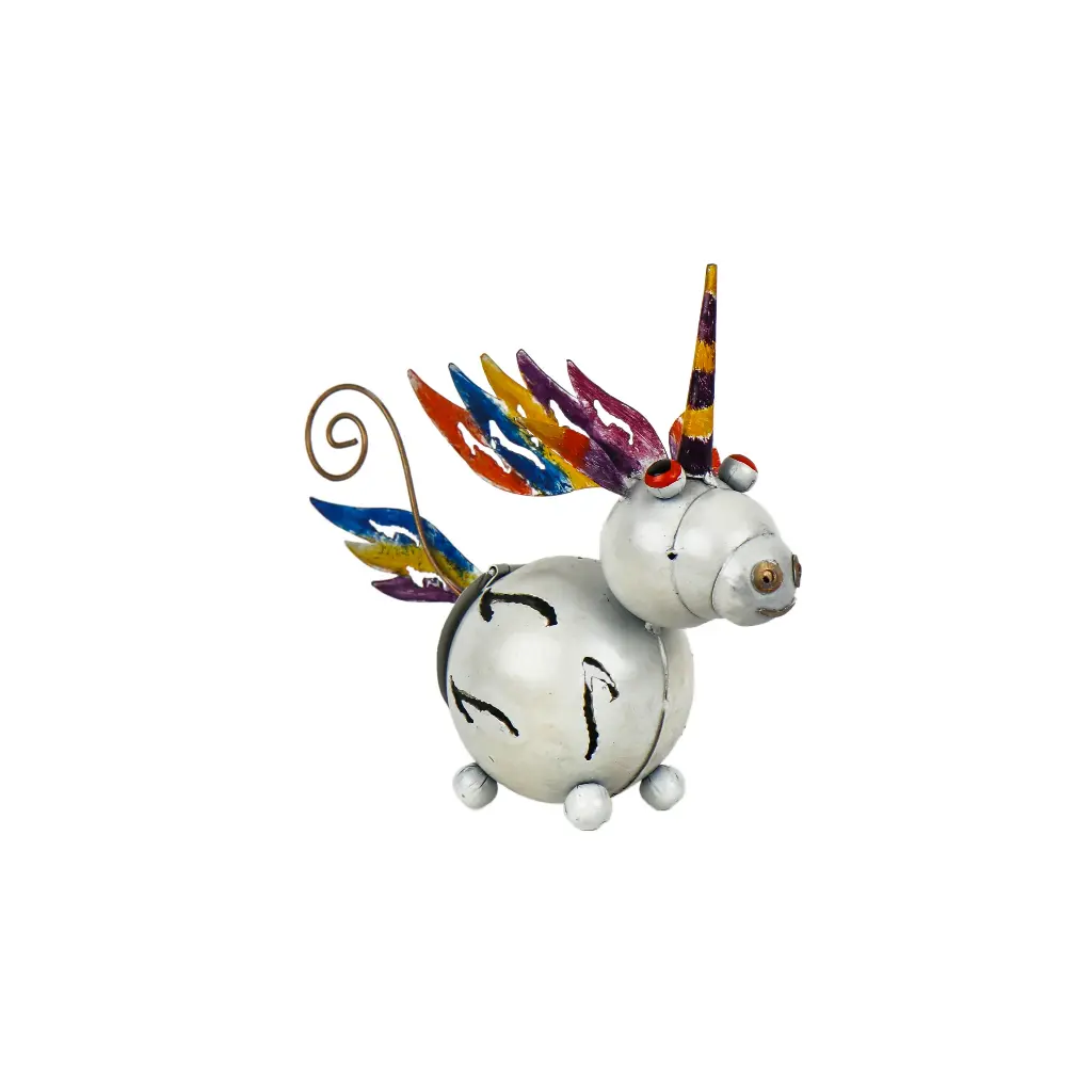 Licorne (18) - Blanc + Orange + Bleu + Jaune + Mauve (Minimum 6 pcs)
