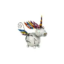 Licorne (18) - Blanc + Orange + Bleu + Jaune + Mauve (Minimum 6 pcs)