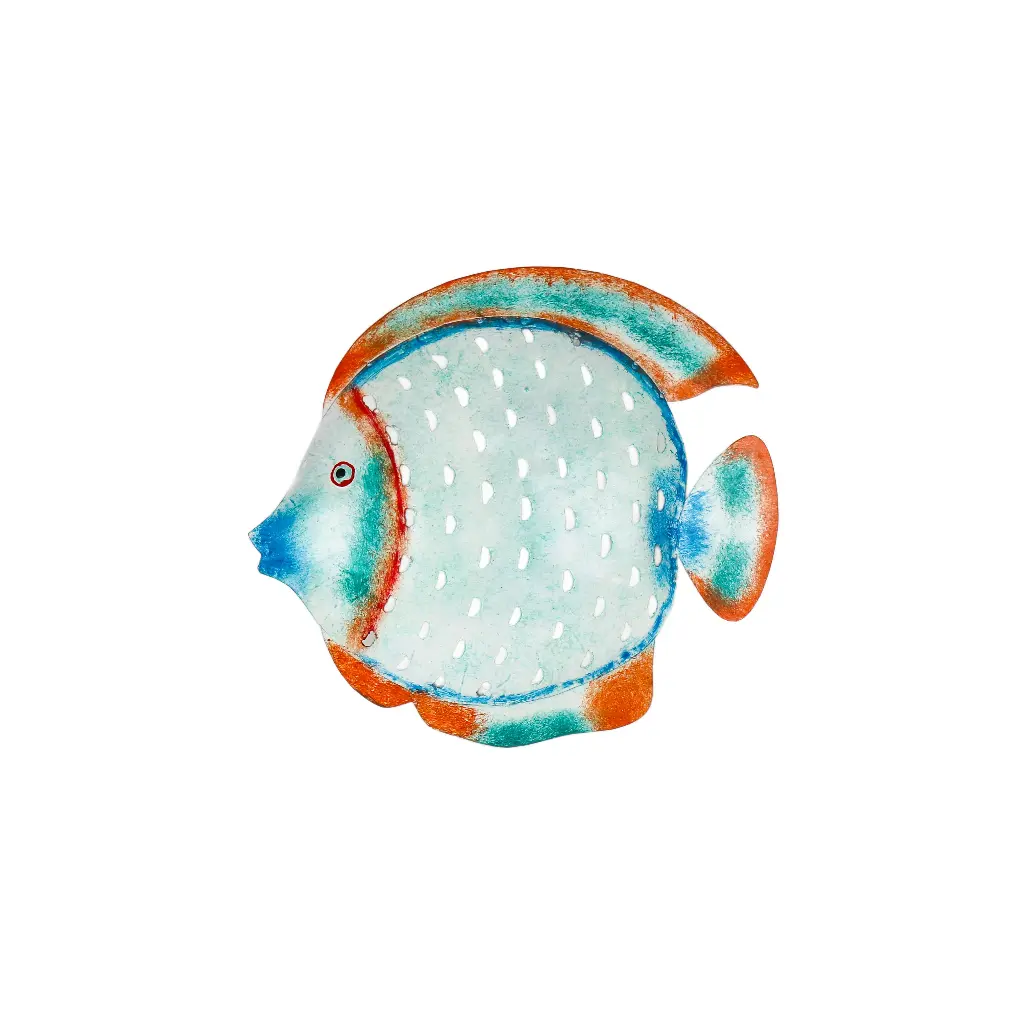 Pimp Fish (25) - White + Blue + Orange