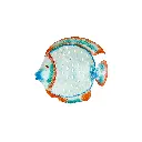 Pimp Fish (25) - White + Blue + Orange