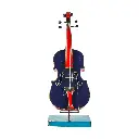Violin on Stand (68) - Mix Colour