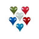 Pimp Cœur Up (10) - Mix Couleur (Minimum 6 pcs)