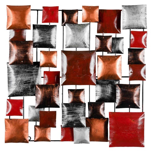 [PS50-06] Pimp Square (50) - Light Red + Red + Red Foncé + Silver