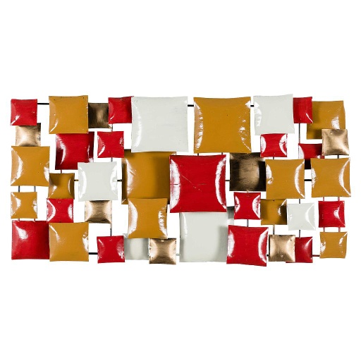 [PR80-07] Pimp Rectangle (80) - Or + Rouge + Jaune Foncé + Crème