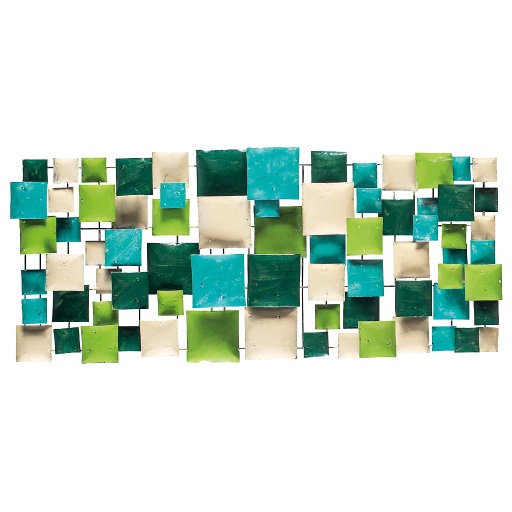 [PR120-04] Pimp Rectangle (120) - Turquoise + Light Green + Dark Green + Cream