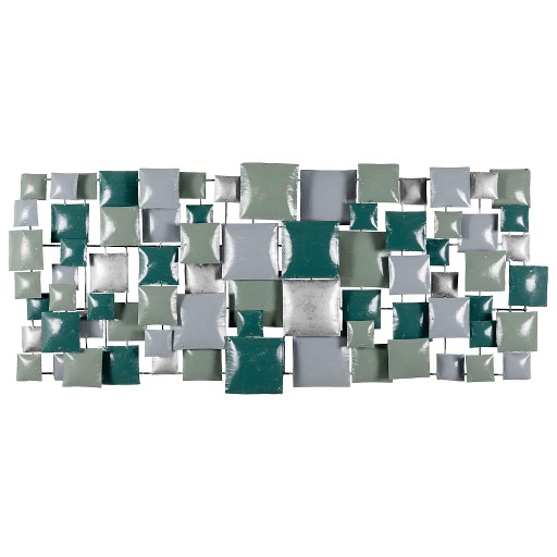 [PR120-09] Pimp Rectangle (120) - Light Khaki + Dark Khaki + Light Grey + Silver