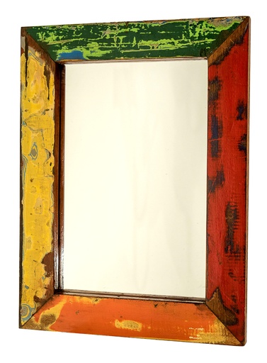 [MIRR40] Mirror Rectangle (40) - Mix Colour