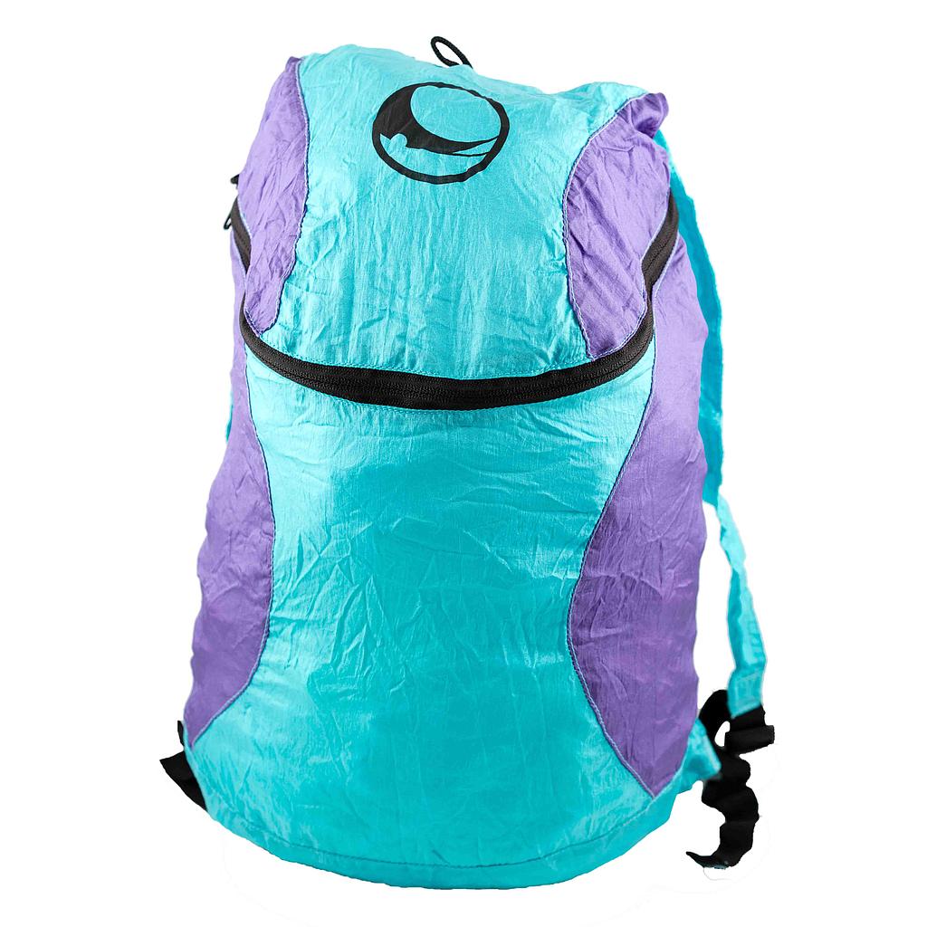 [TMBP1430] Backpack - Turquoise / Purple