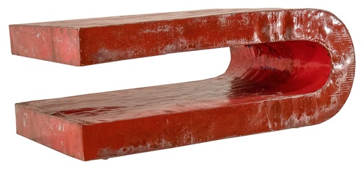 [TABLU80-02] Table Basse en U (80) - Rouge