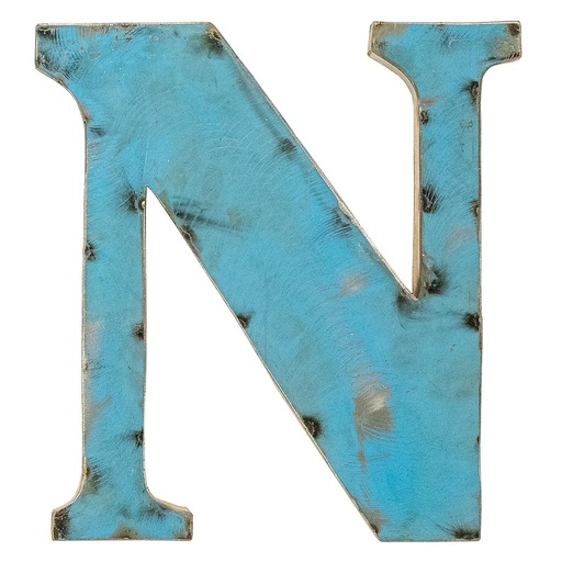 [LETT30-N] Lettre (30) - N - Mix Couleur