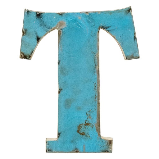 [LETT30-T] Lettre (30) - T - Mix Couleur