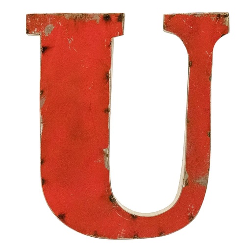 [LETT30-U] Lettre (30) - U - Mix Couleur
