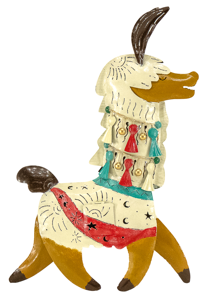 Lama (60) - Crème + Brun Clair