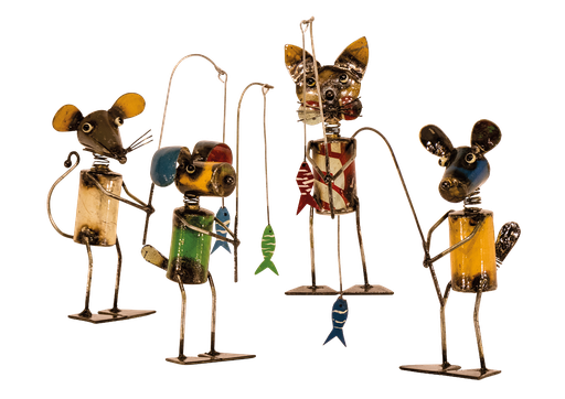 [ANFISHUP22] Animaux Pêcheurs Up (22) - Mix Couleur & Modèle (Minimum 6 pcs)