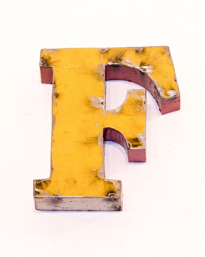 [LETT15-F] Lettre (15) - F - Mix Couleur