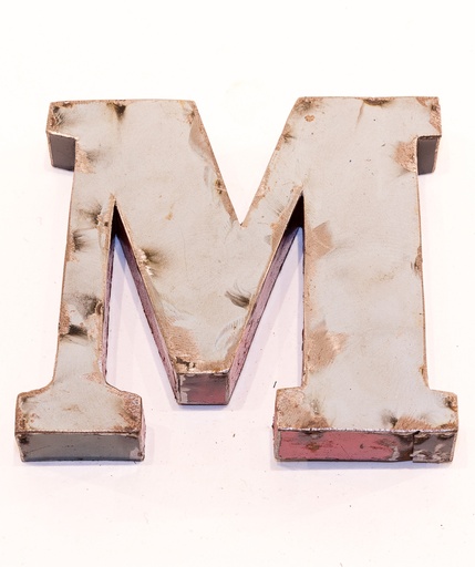 [LETT15-M] Lettre (15) - M - Mix Couleur