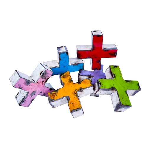 [LETT15-+] Lettre (15) - + - Mix Couleur