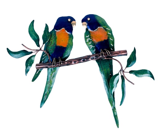 [P2BT40-02] Pimp 2 Birds On Tree (40) - Bleu + Orange