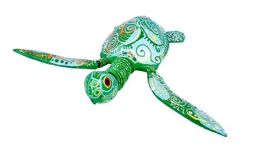 [TURTLDA32-01] Turtle Dali (32) - Green + Turquoise