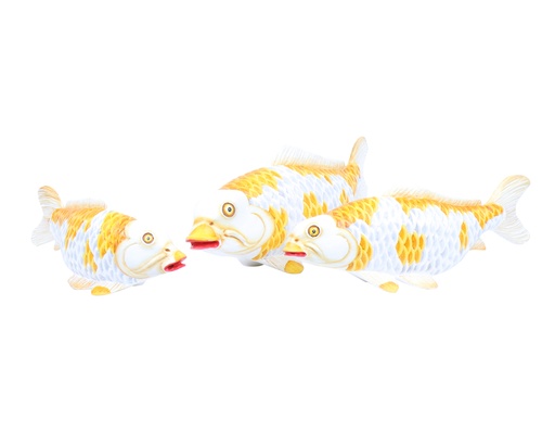 [KOIW40-02-S3] Koi Wood (40) - White + Yellow (Set de 3)