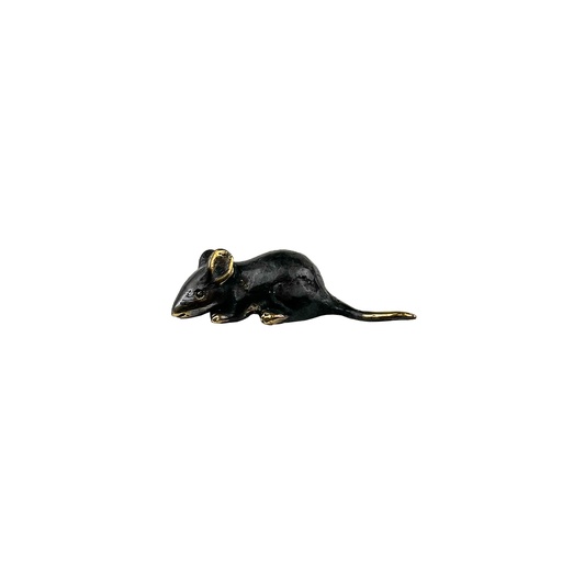 [MOUSEBZ3] Souris Bronze (3) - Noir + Or (Minimum 3 pcs)