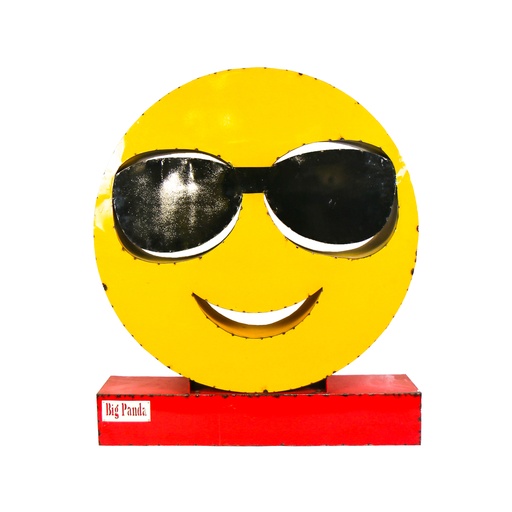 [EMO140-SUNGLASSES] Emoji - 😎 - Visage avec lunettes de soleil (140)