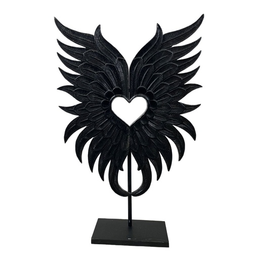 [PU001-WINGS100] Wings Carved on Stand (100)