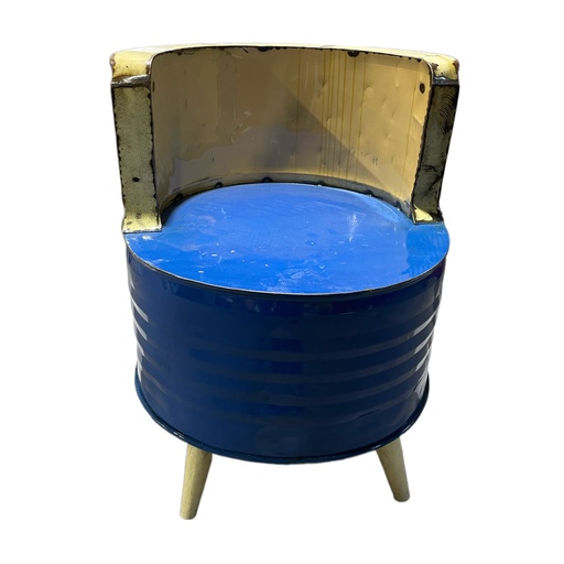 [PU025-ARMCHAIRUP75] Fauteuil Up - Bleu + Crème (75)