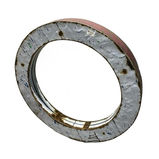 [PU045-MIROUP80] Miroir Rond Up - Blanc + Bordeaux (80)