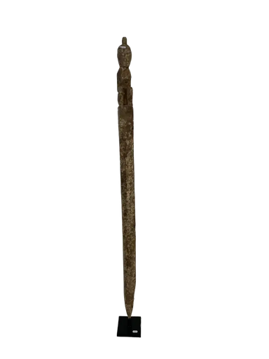 [PU077-STATIMOR147] Statue Timor - Homme Assis (147)