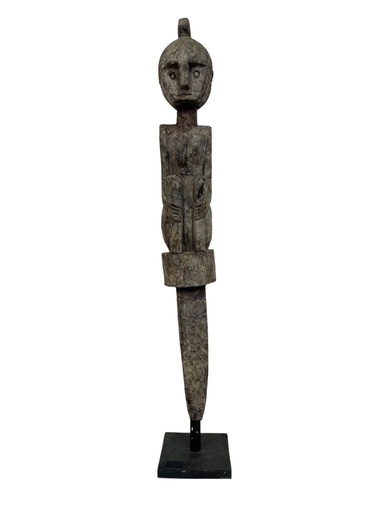 [PU082-STATIMOR92] Statue Timor - Homme Assis (92)