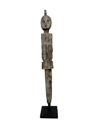 [PU084-STATIMOR93] Statue Timor - Homme Assis (93)