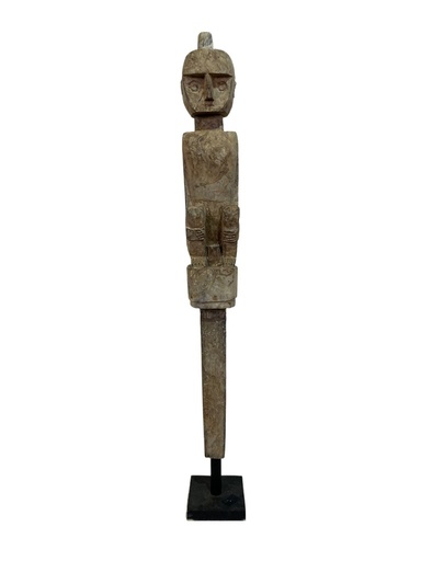 [PU087-STATIMOR96] Statue Timor - Homme Assis (96)