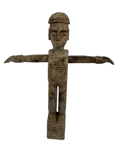 [PU091-STATIMOR63] Statue Timor - Homme Debout (63)