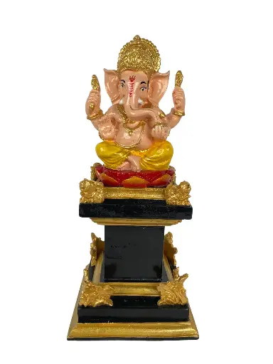 [PU182-STATUE31] Statue - Ganesh sur Socle (31)